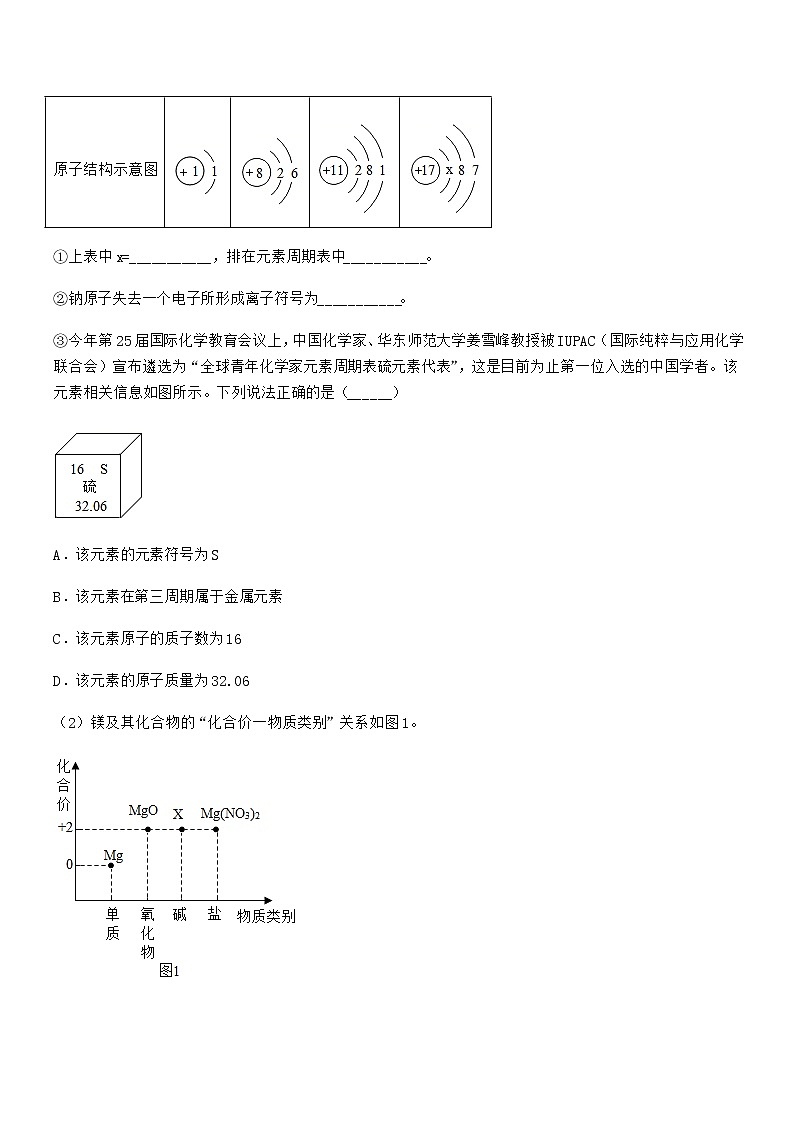2022年最新人教版九年级化学下册第十单元 酸和碱期末复习试卷【可编辑】第3页