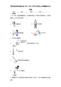 陕西省宝鸡市岐山县2021-2022学年九年级上学期期末化学试题（word版 含答案）