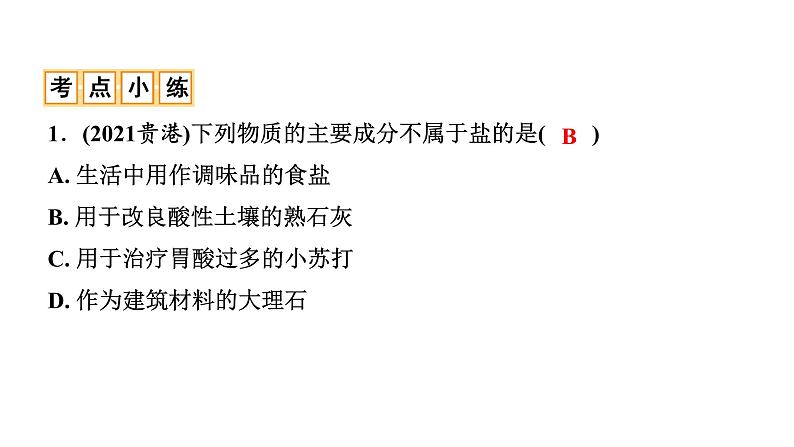 2022年河南中考化学一轮复习课件：第十一单元  盐　化肥05