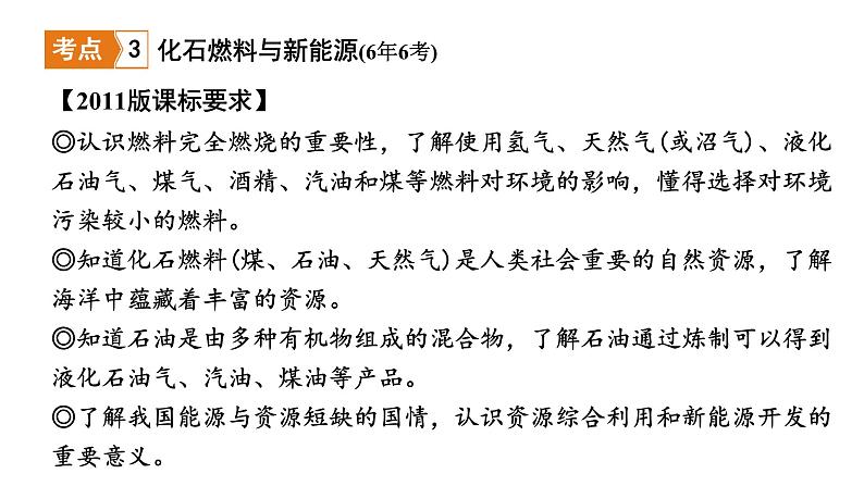 2022年河南中考化学一轮复习课件：第七单元　燃料及其利用07