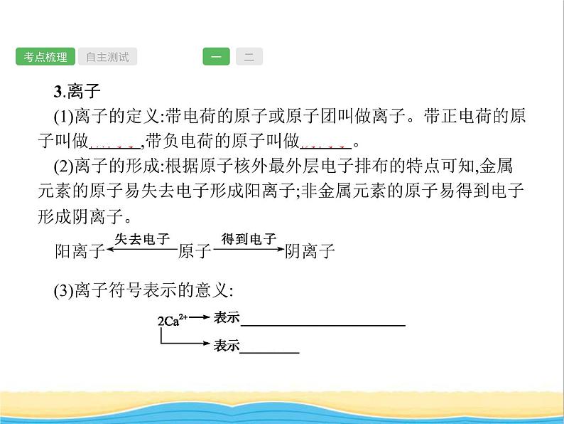 中考化学总复习优化设计专题基础知识过关第三单元物质构成的奥秘课件第8页