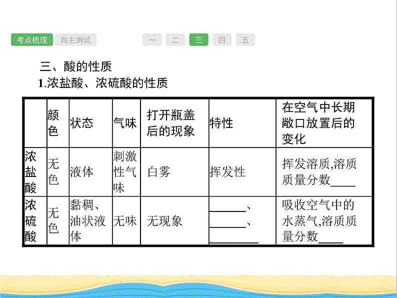 中考化学总复习优化设计专题基础知识过关第十单元酸和碱课件04