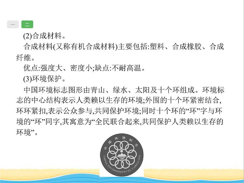 中考化学总复习优化设计专题综合突破专题四化学与社会发展课件06