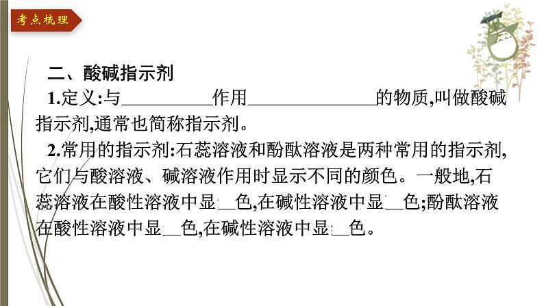 人教版中考化学一轮复习课件第十单元　酸和碱05