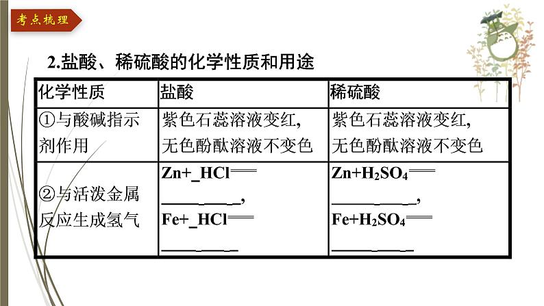 人教版中考化学一轮复习课件第十单元　酸和碱08