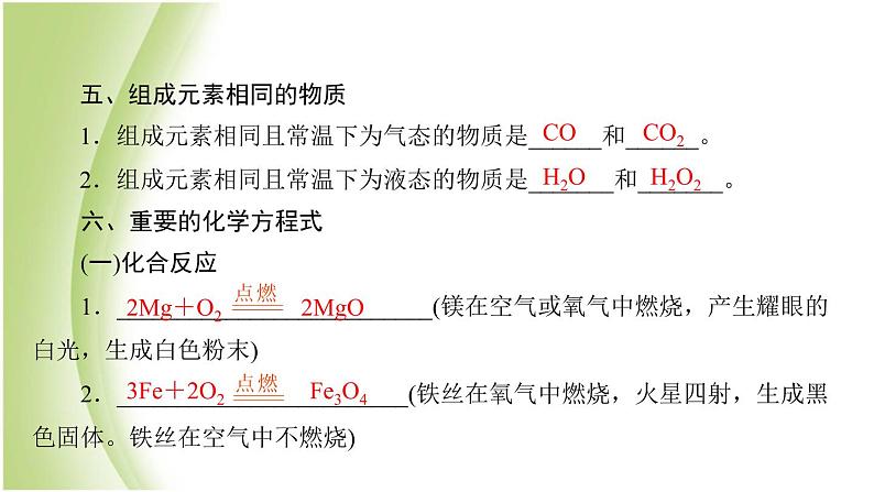 九年级化学下册专题复习一下册记忆专项练习课件鲁教版06