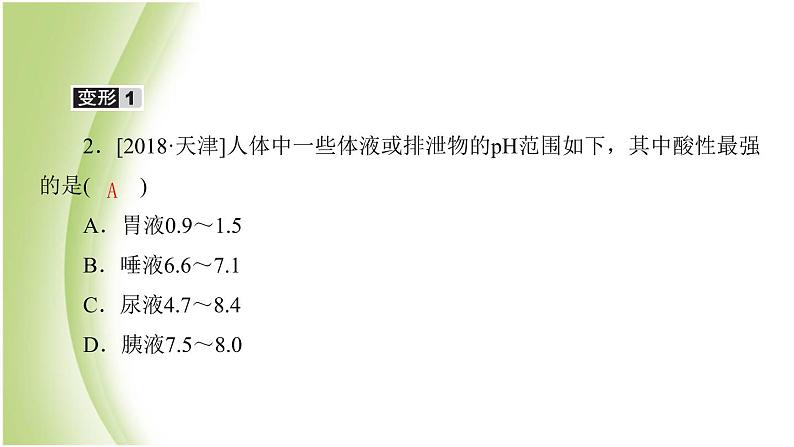 九年级化学下册第七单元常见的酸和碱单元复习课课件鲁教版第2页