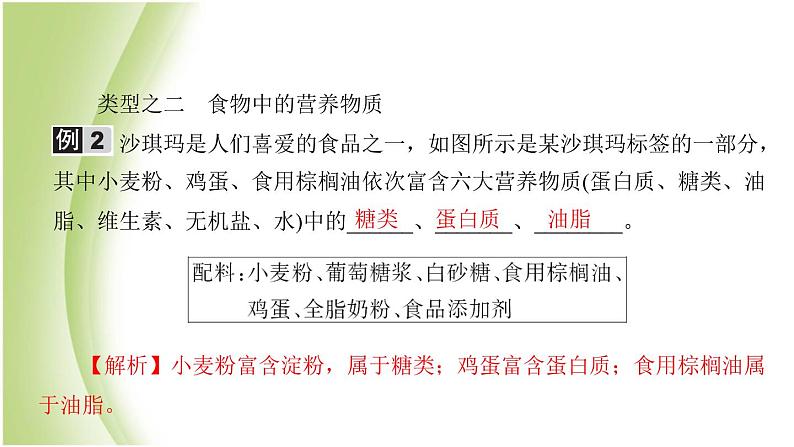 九年级化学下册第十单元化学与健康第一节食物中的有机物课件鲁教版第8页