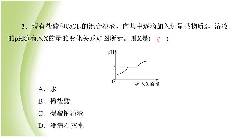 九年级化学下册第八单元海水中的化学微专题一酸碱盐课件鲁教版第3页