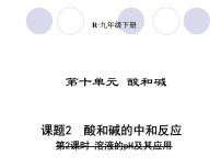 初中化学人教版九年级下册实验活动7 溶液酸碱性的检验课文内容ppt课件