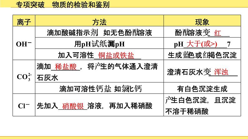 03.专项突破　物质的检验和鉴别第3页