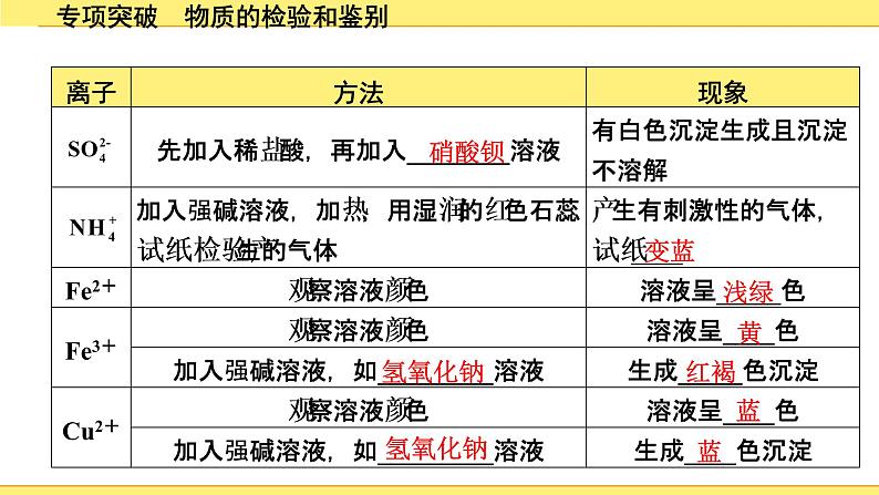 03.专项突破　物质的检验和鉴别第4页