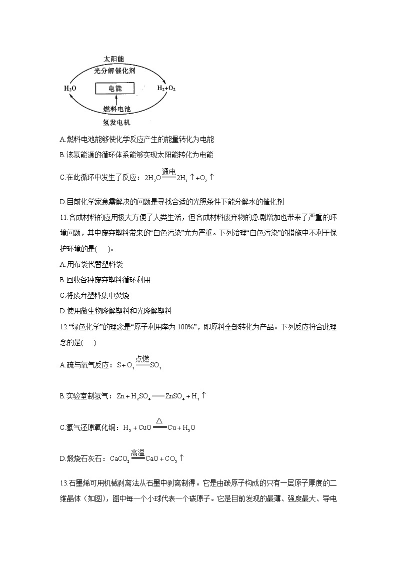 第十一单元 化学与社会发展 A卷 基础夯实——2021-2022学年鲁教版九年级下册化学单元测试AB卷第3页