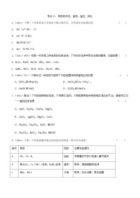 2021年全国中考化学试题分类汇编：考点34  物质的共存、鉴别、鉴定、转化