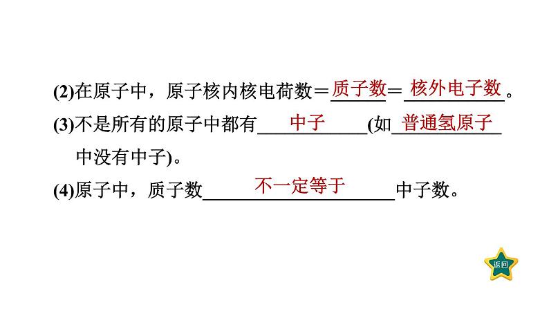 人教版九年级上册化学 第3单元 3.2.1原子的构成 习题课件04