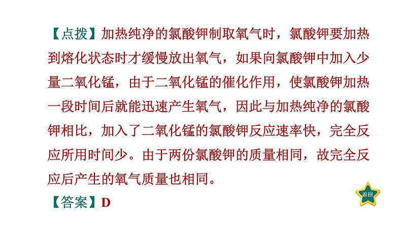 人教版九年级上册化学 第2单元 单元热门考点整合专训 习题课件05