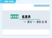 人教版九年级上册化学 第3单元 集训课堂 练素养 “一图”与“一表”的应用 习题课件
