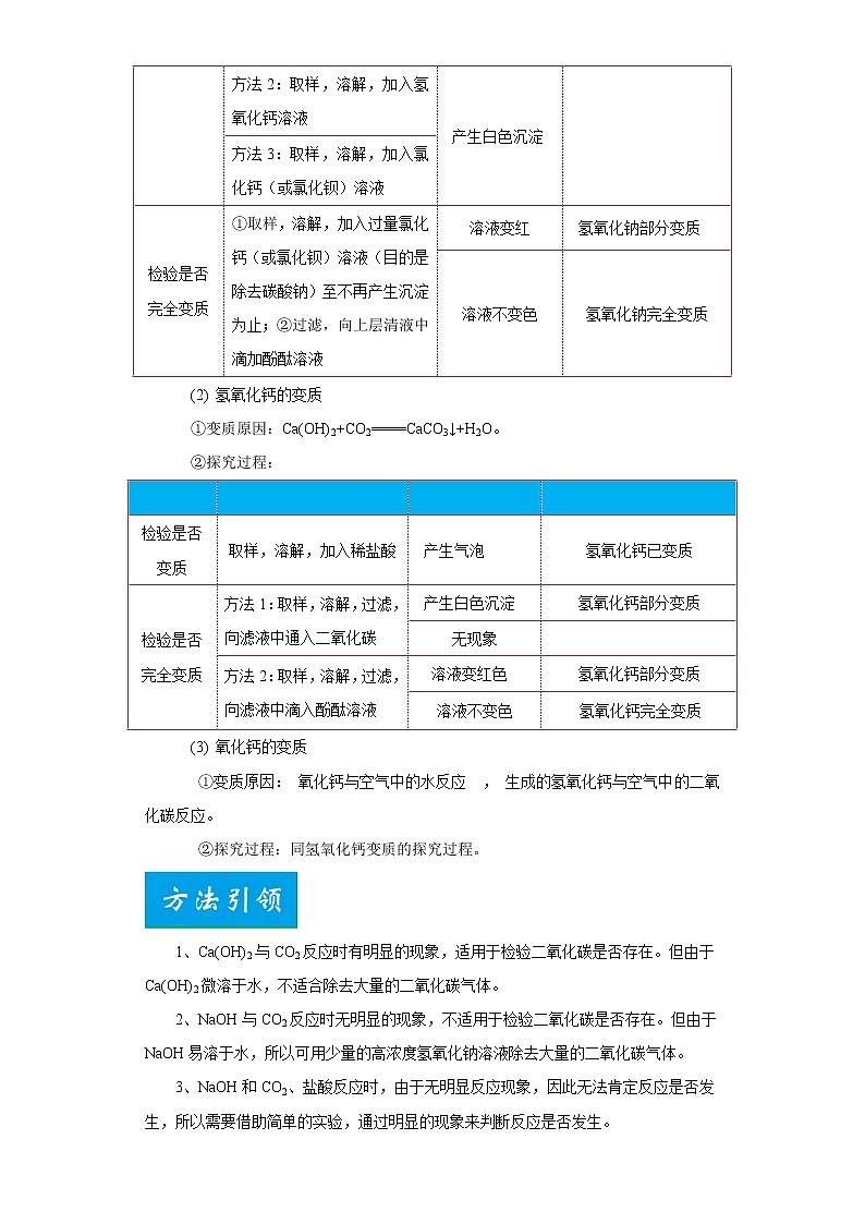 考点38常见的碱及性质(解析版)-2022年化学中考一轮过关讲练（人教版）学案第3页