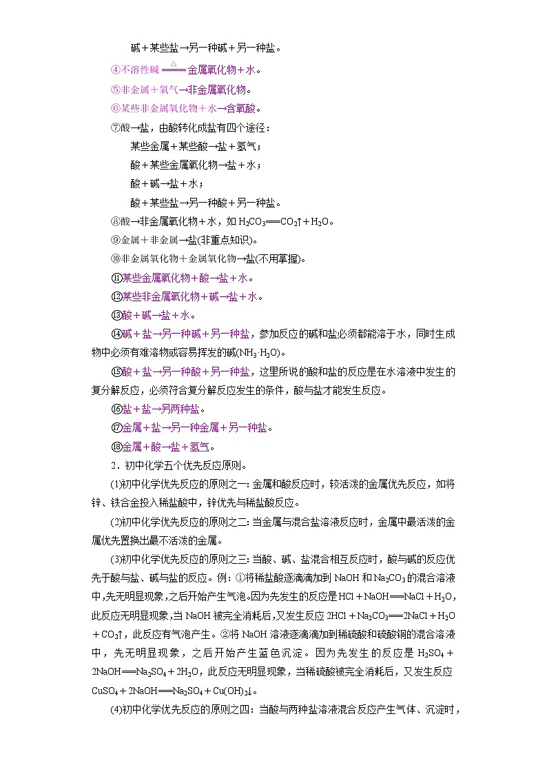 考点43复分解反应(解析版)-2022年化学中考一轮过关讲练（人教版）学案第3页