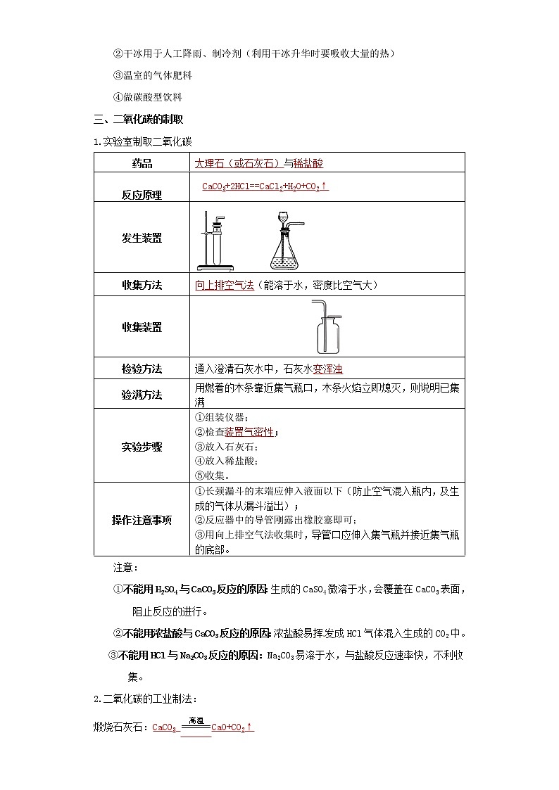 考点15大自然中的二氧化碳(解析版)练习题学案第2页