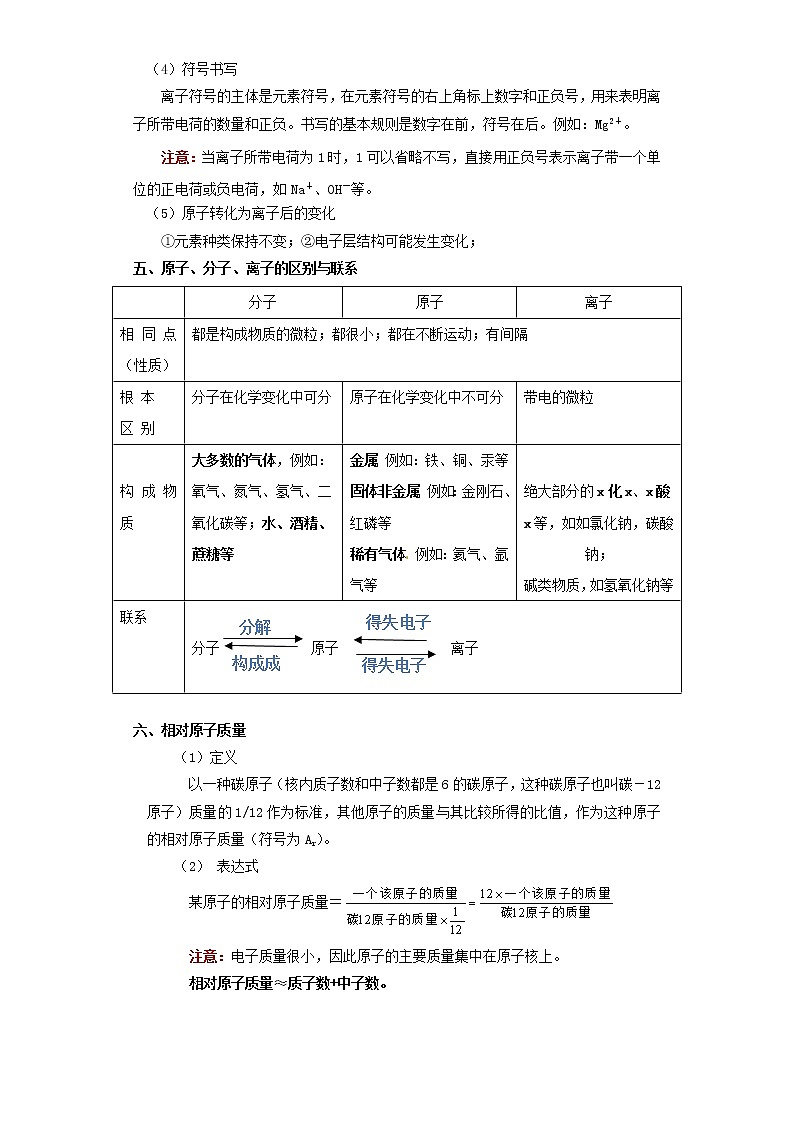 考点04原子的构成(解析版)练习题学案第3页