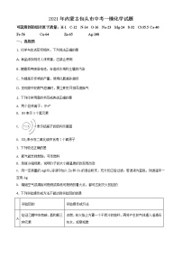 精品解析：2021年内蒙古包头市中考一模化学试题（原卷版+解析版）