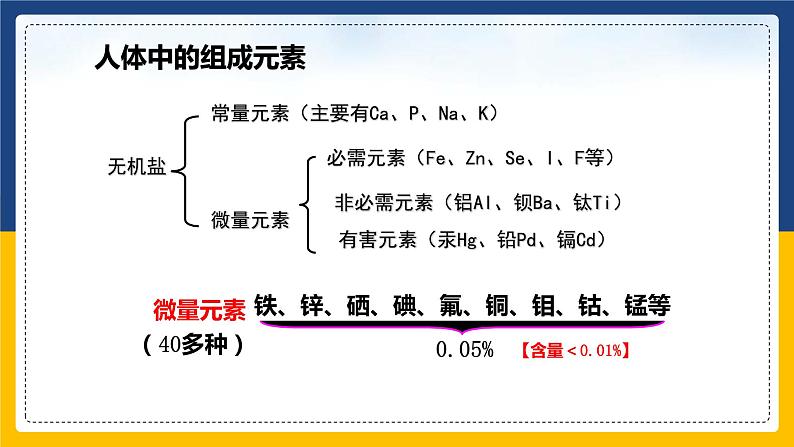 12.2 化学元素与人体健康 同步课件第7页