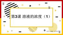 2020-2021学年课题3 溶液的浓度集体备课课件ppt