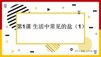 人教版九年级下册课题1 生活中常见的盐课文配套ppt课件