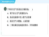 人教版九年級上冊化學 期末專訓4   身邊的化學物質(zhì) 習題課件