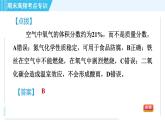 人教版九年級上冊化學 期末專訓4   身邊的化學物質(zhì) 習題課件