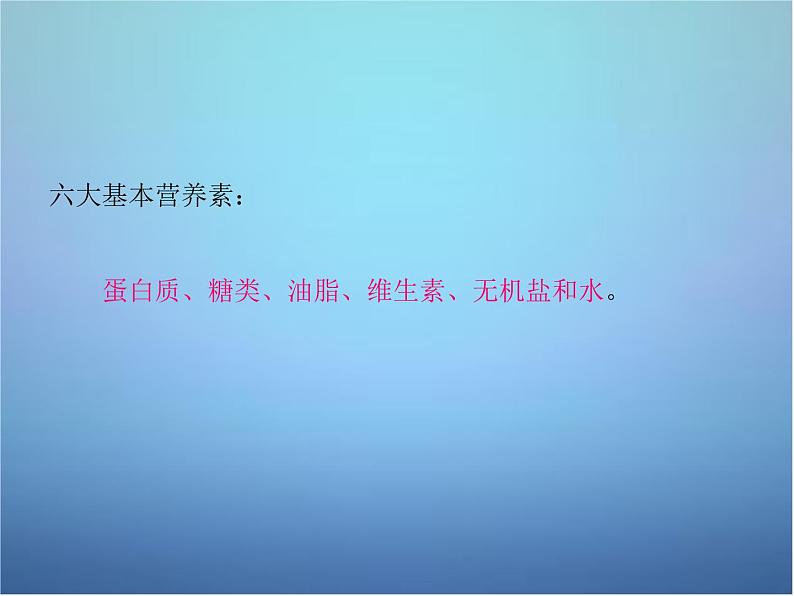 人教五四制初中化学九年级全册《第五单元 课题1 人类重要的营养物质》课件PPT05