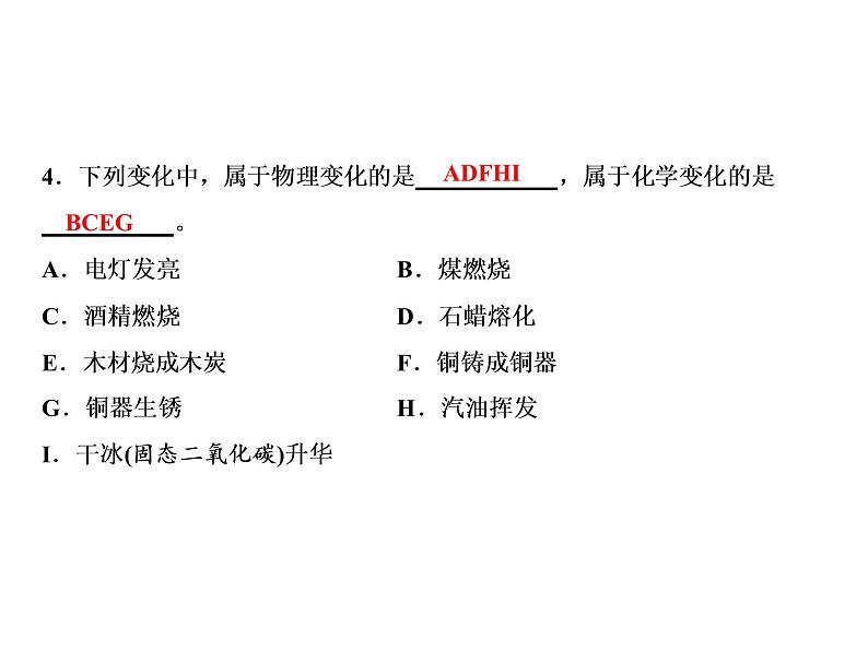 课题1　物质的变化和性质课件PPT第7页