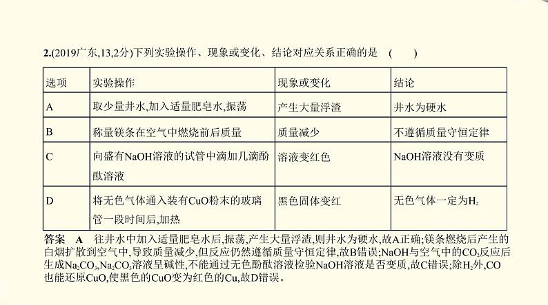 16专题十六　实验方案的设计与评价第3页