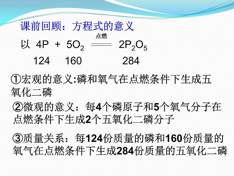 化学反应的表示课件PPT第1页