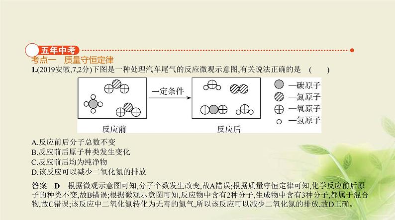 中考化学总复习03第三部分物质的化学变化PPT课件（安徽专用）02