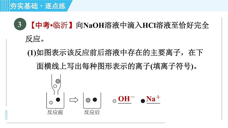 鲁教五四版九年级全一册化学 第2单元 2.4 酸碱中和反应 习题课件06