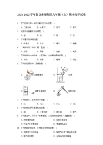 2021-2022学年北京市朝阳区九年级（上）期末化学试卷（含答案解析）