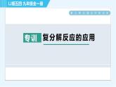 鲁教五四版九年级全一册化学 第3单元 专训 复分解反应的应用 习题课件