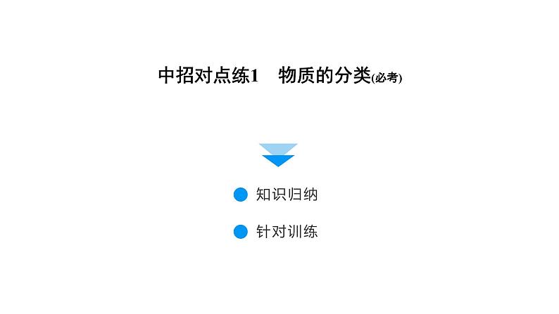 2022届中考化学综合复习  第1部分 第4单元 中招对点练1课件PPT第2页