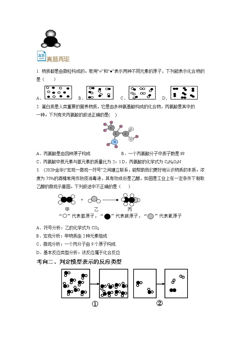 考点10  微观模型-备战2022年中考化学一轮复习考点帮·学案03