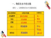 6.1 物质在水中的分散（课件+教案+练习+导学案）