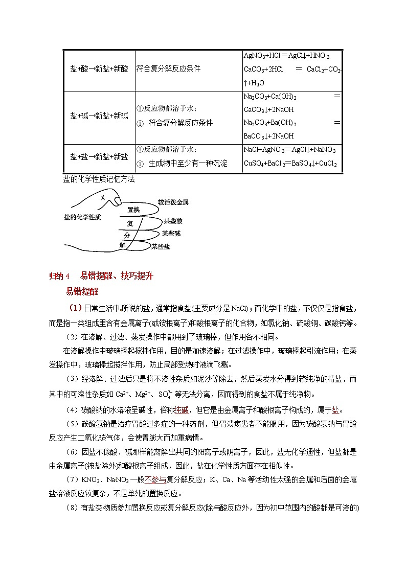 考点 27 常见的盐-三年（2019-2021）中考真题化学分项汇编（全国通用）·03