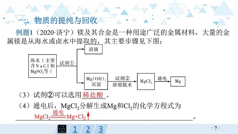 中考化学总复习专题四  工艺流程图课件第7页