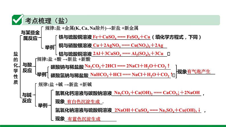 2022版中考化学大一轮培优训练及课件专题七 盐 化肥课件第5页