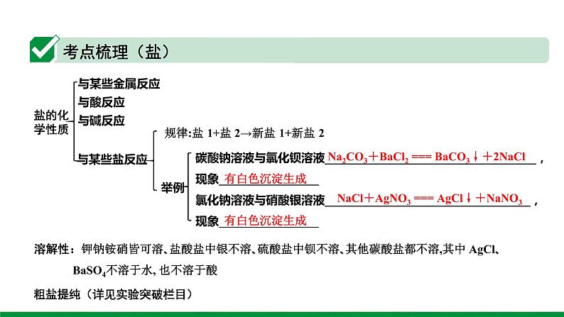 2022版中考化学大一轮培优训练及课件专题七 盐 化肥课件第6页