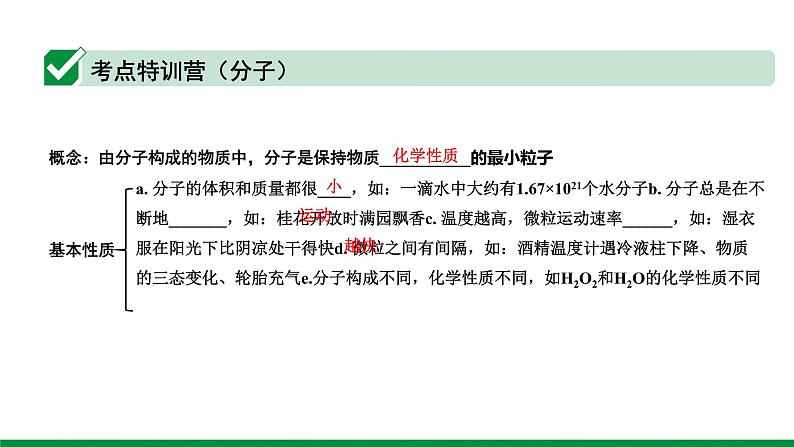 2022版中考化学大一轮培优训练及课件专题十 构成物质的微粒 认识化学元素 39PPT课件第4页