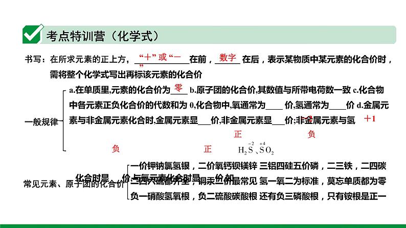 2022版中考化学大一轮培优训练及课件专题九 物质组成的表示 21PPT课件05