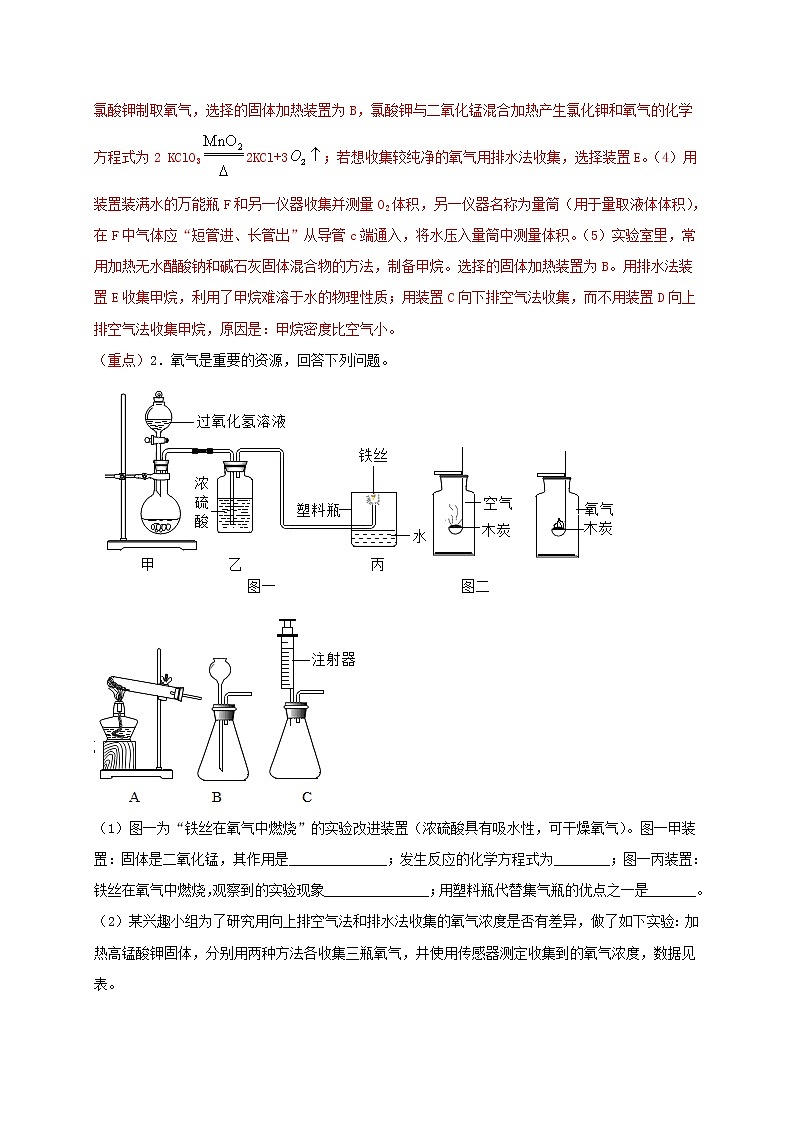2022年中考化学总复习考点必杀700题专练10实验题40题第2页
