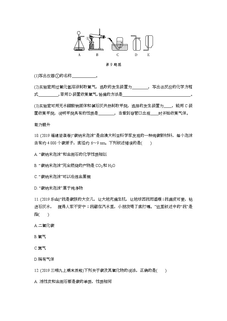 2022版中考化学大一轮培优训练及课件专题二 碳和碳的氧化物第3页